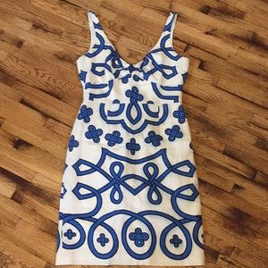 An original blue and white Milly dress